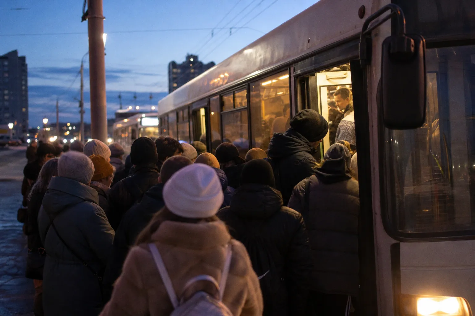 Топливный кризис дал рост пассажиропотоку в общественном транспорте Новосибирска
